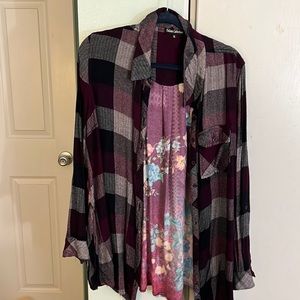 Woman’s flannel xl Tolani collection